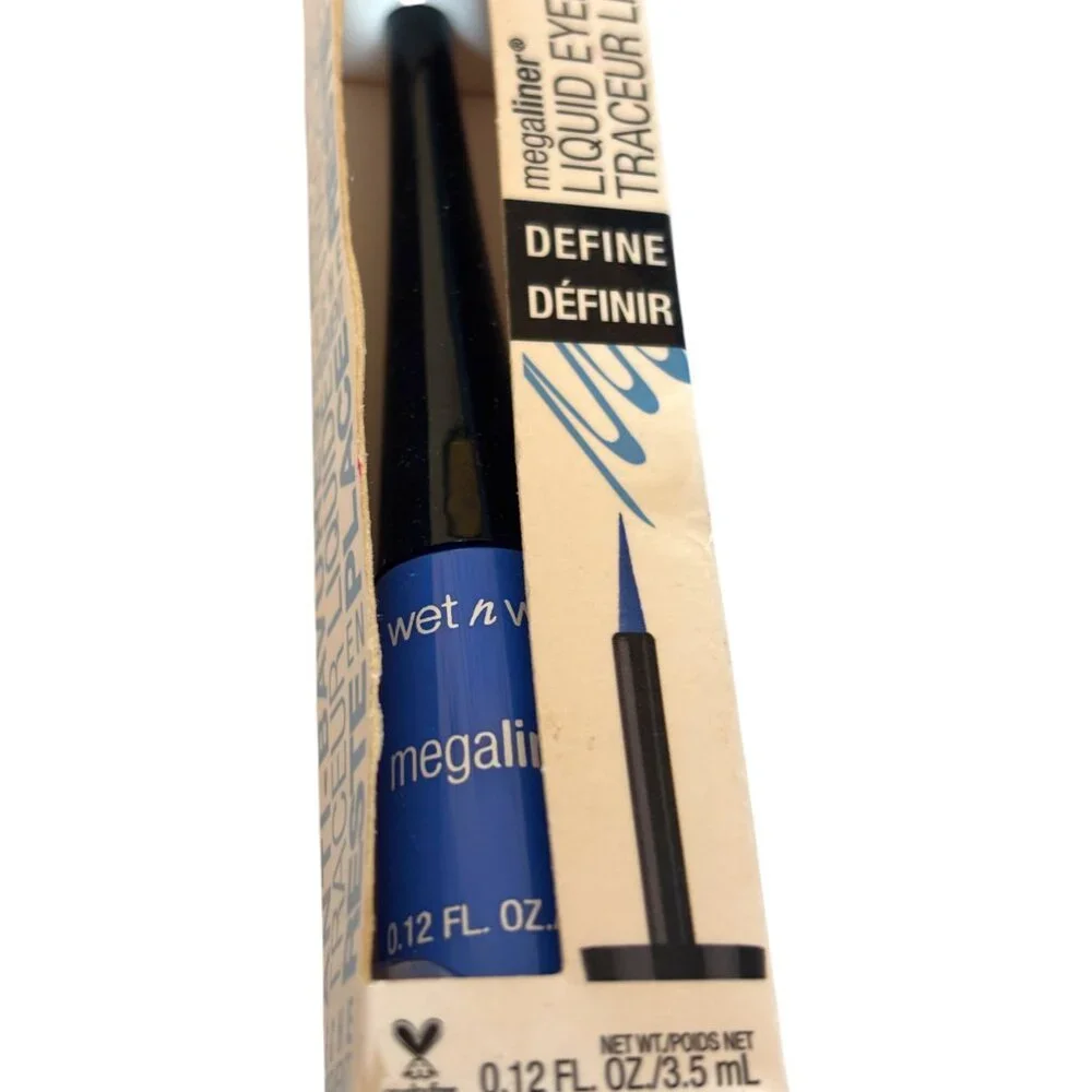 Wet n Wild megaliner liquid‎ eyeliner 873A Voltage Blue NEW in Box